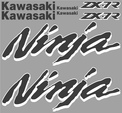 Kawasaki ZX-7R 1999 Style Full Decal Set